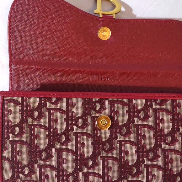 Designer Inspired Flap Front Wallet EUC - Picture 3 of 11